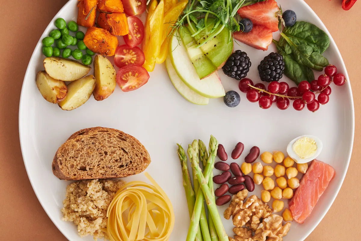Vegetables, fruit, wholegrains, pulses, fish, nuts, olive oil and plain yoghurt.